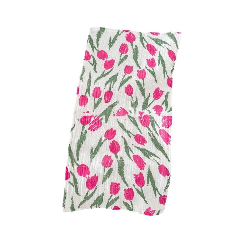 Multifunctional Cotton Burp Towel Stylish Newborn Washcloth Wipe for Babies Perfect for Burping Face Cleansing & Feeding