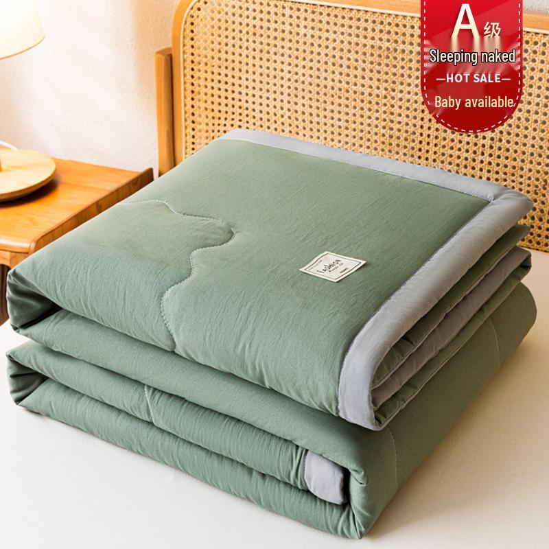 Summer Air-Conditioning Quilt: Lightweight, Machine-Washable, Thin Quilt for Spring, Summer, and Autumn