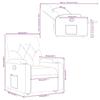 VidaXL Recliner, Relaxation Chair with Adjustable Backrest and Footrest, Living Room Seat, 3204713
