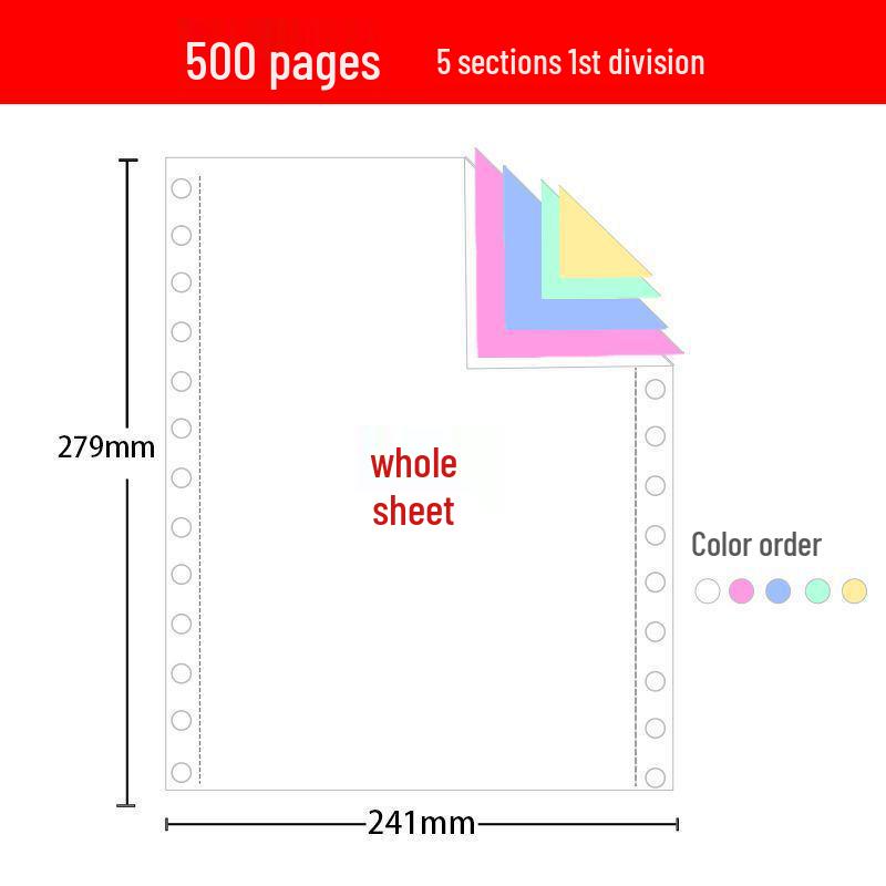 Multi-part Computer Print Paper: One, Two, Three, Four, Five-Part; Includes Delivery Note and Receipt Forms