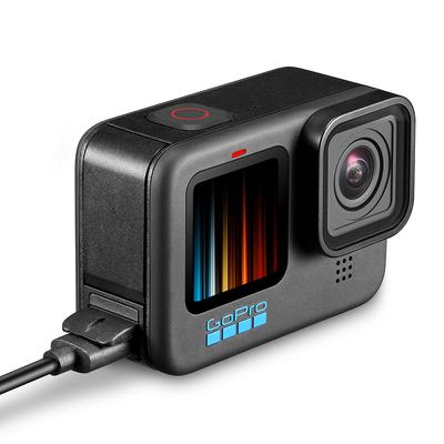 Tapa de Batería abatible para GoPro Hero 12 9 Black Puerta de Tapa de Batería extraíble Puerto de Carga Tipo-C Caja Lateral para gopro 11 Accesorios