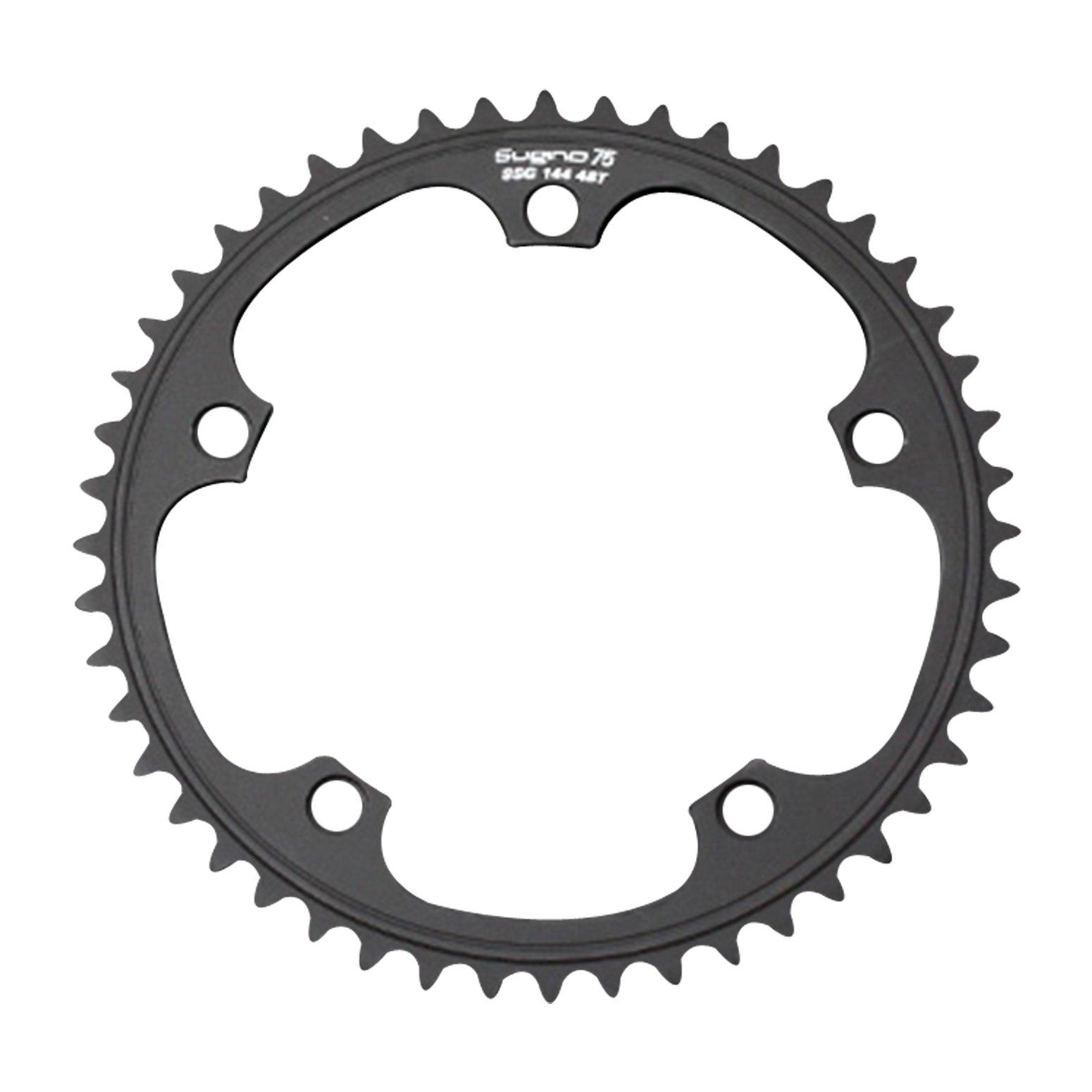 

SUGINO Chainring SSG144 HBK 48S Black W/HEADER чёрный