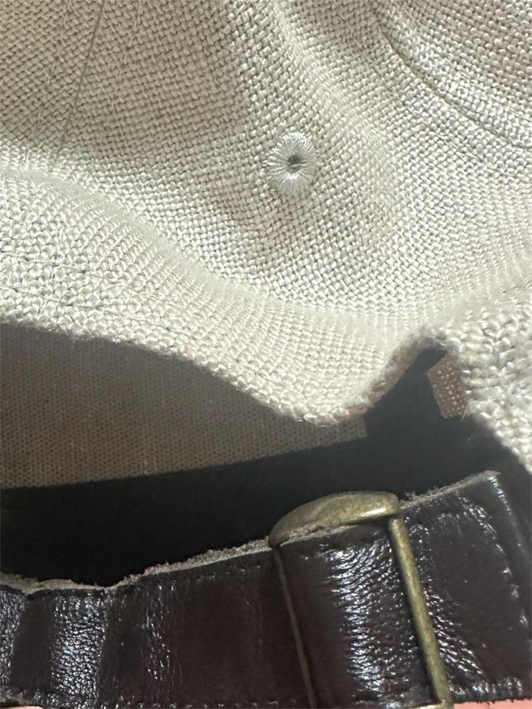[USED] Rare and precious New Era hemp leather oversized hat