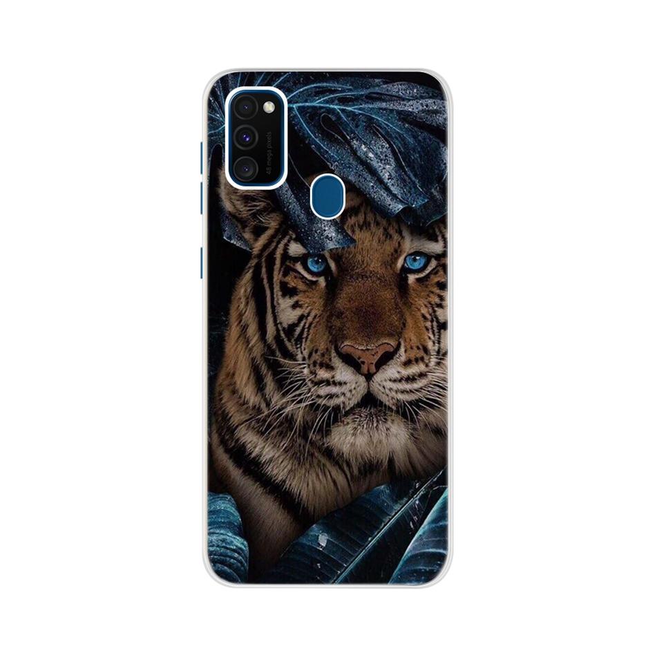 For Samsung Galaxy M21 Case Samsung M30s Soft Slim Cute Painted Phone Back Cover For Samsung M21 M 21 M215F Cases Bumper Fundas