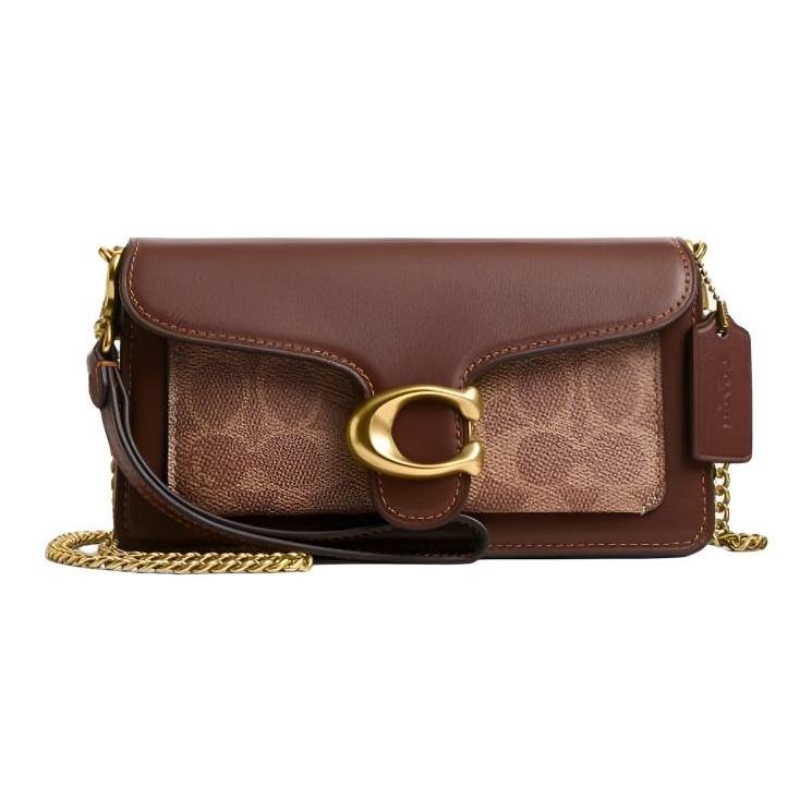 

Coach Tabby 19 Classic Logo Chain Strap Shoulder Bag Women Shoulder Bag Brown Yellow CCD26-B4N4 Basic Set (Bag+Dust Bag)
