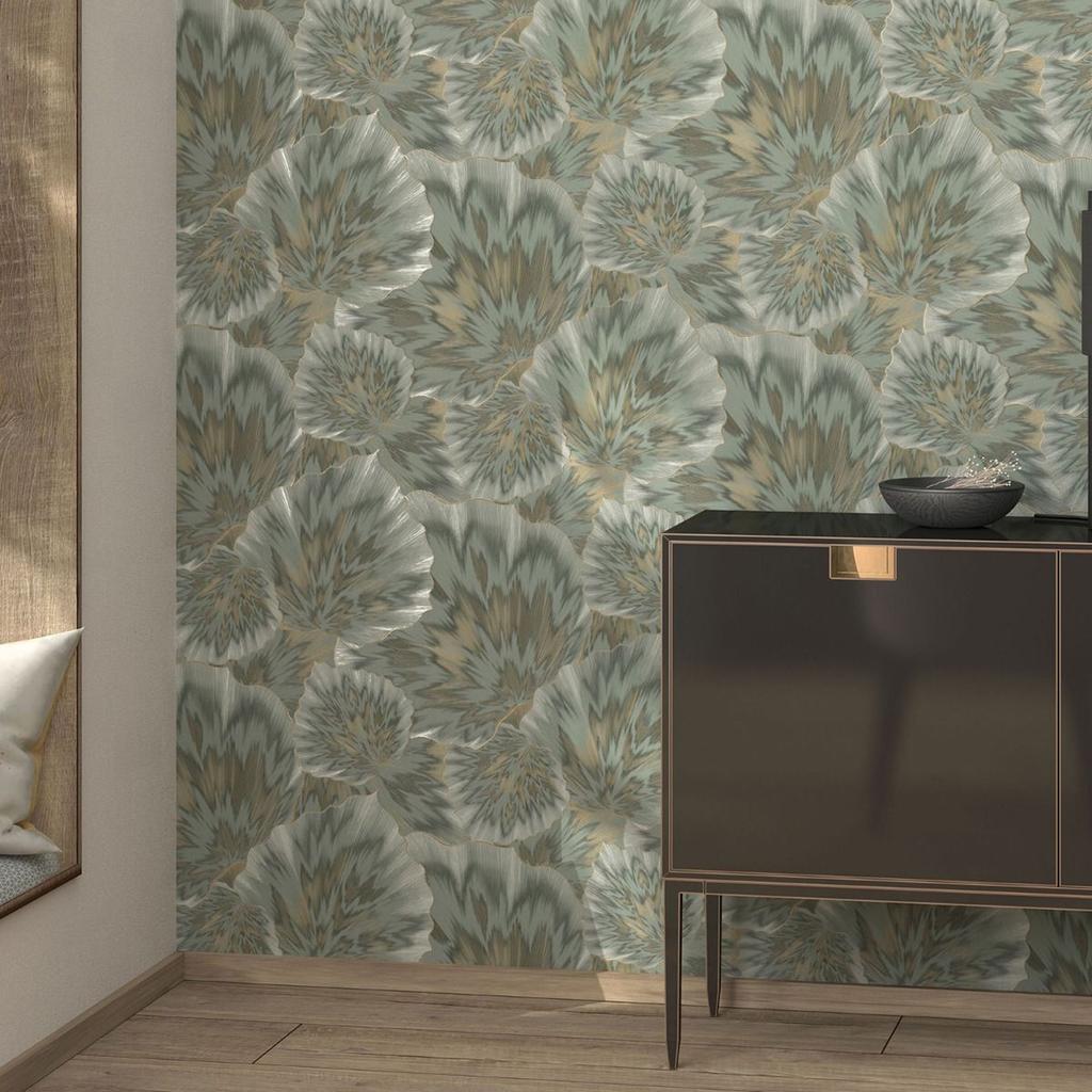 Erismann Bliss Floral Vinyl Textured Wallpaper