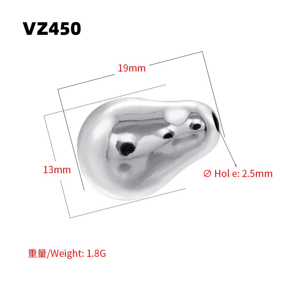 Unique Round and Heart-Shaped 3D Spacer Beads, Gold-Plated Brass Metal Beads DIY Crafting Supplies for Necklaces Bracelets:VZ446