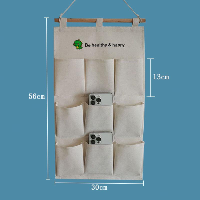 Wen'er Wandmontierte Mehrschichtige Hängeaufbewahrungstasche für Studentenwohnheime