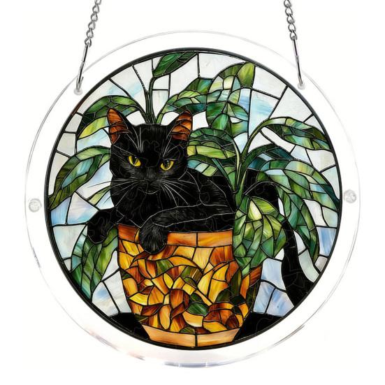 Acrylic Puzzle Suncatcher DIY Jigsaw Puzzle Suncatcher Kit with UV Printed Design Colorful Window