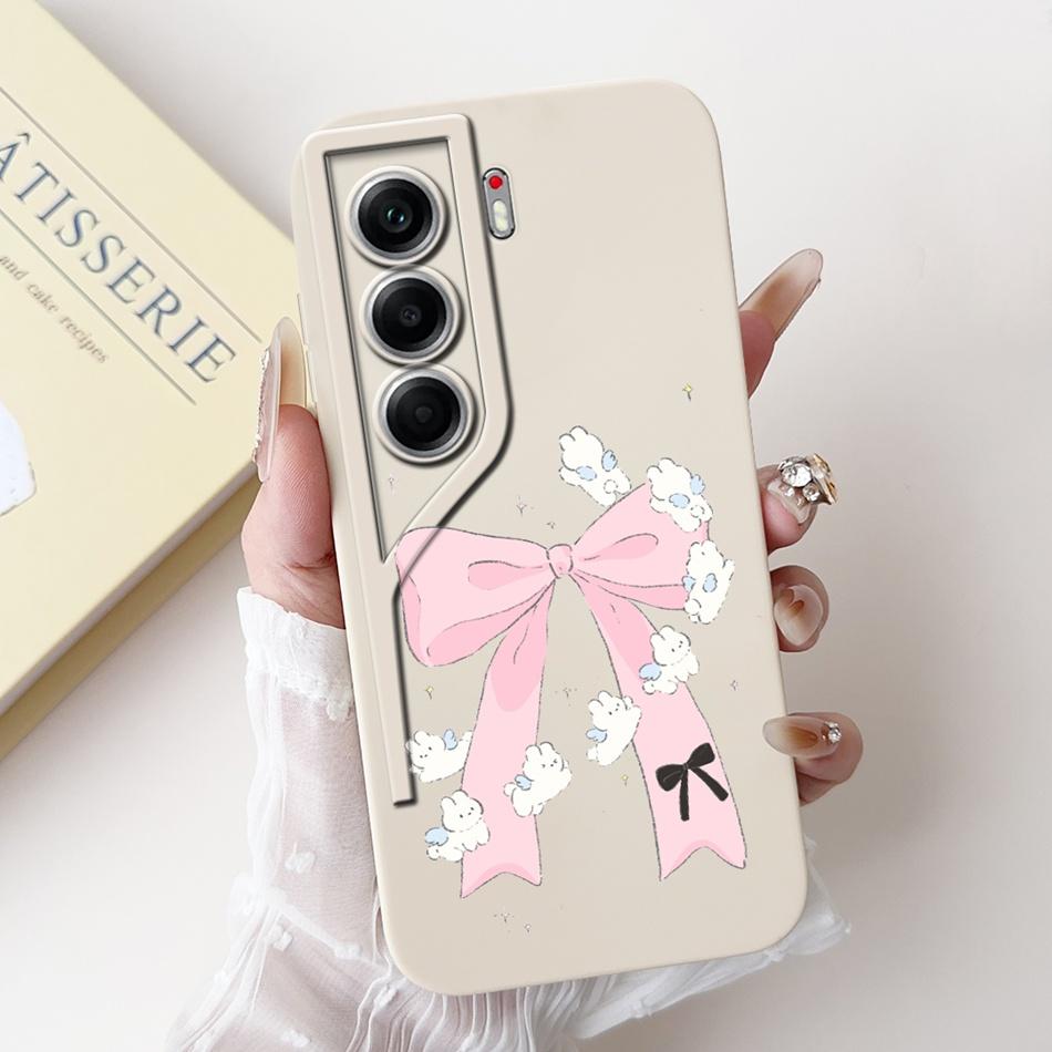 For Tecno Camon 40 Pro 4G Camon40 CM5 CM6 Elegant Butterfly Floral Phone Case For Camon 40 40Pro 4G Soft Silicone Cases Bumpers