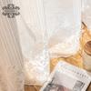 White Dream Tulle Curtain Finished French Style Pastoral Lace Curtain Bedroom Balcony Shading Decorative Window Gauze Fabric