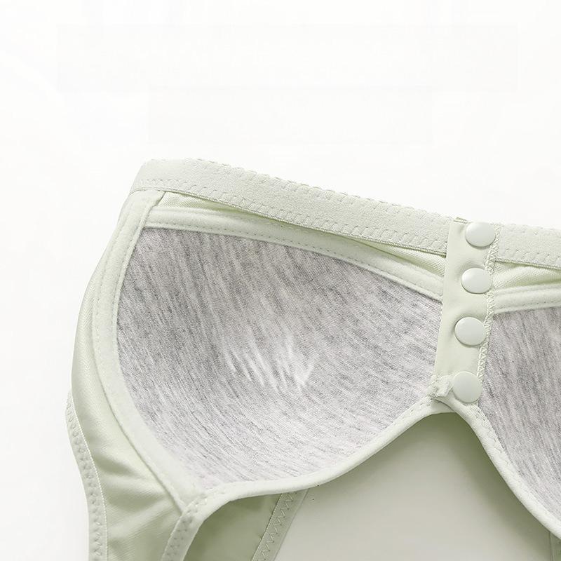 BHs in großen Größen ohne Bügel Damen-BH mit Knopfverschluss vorne Sammelnde Seitenstützung Lingerie für Damen