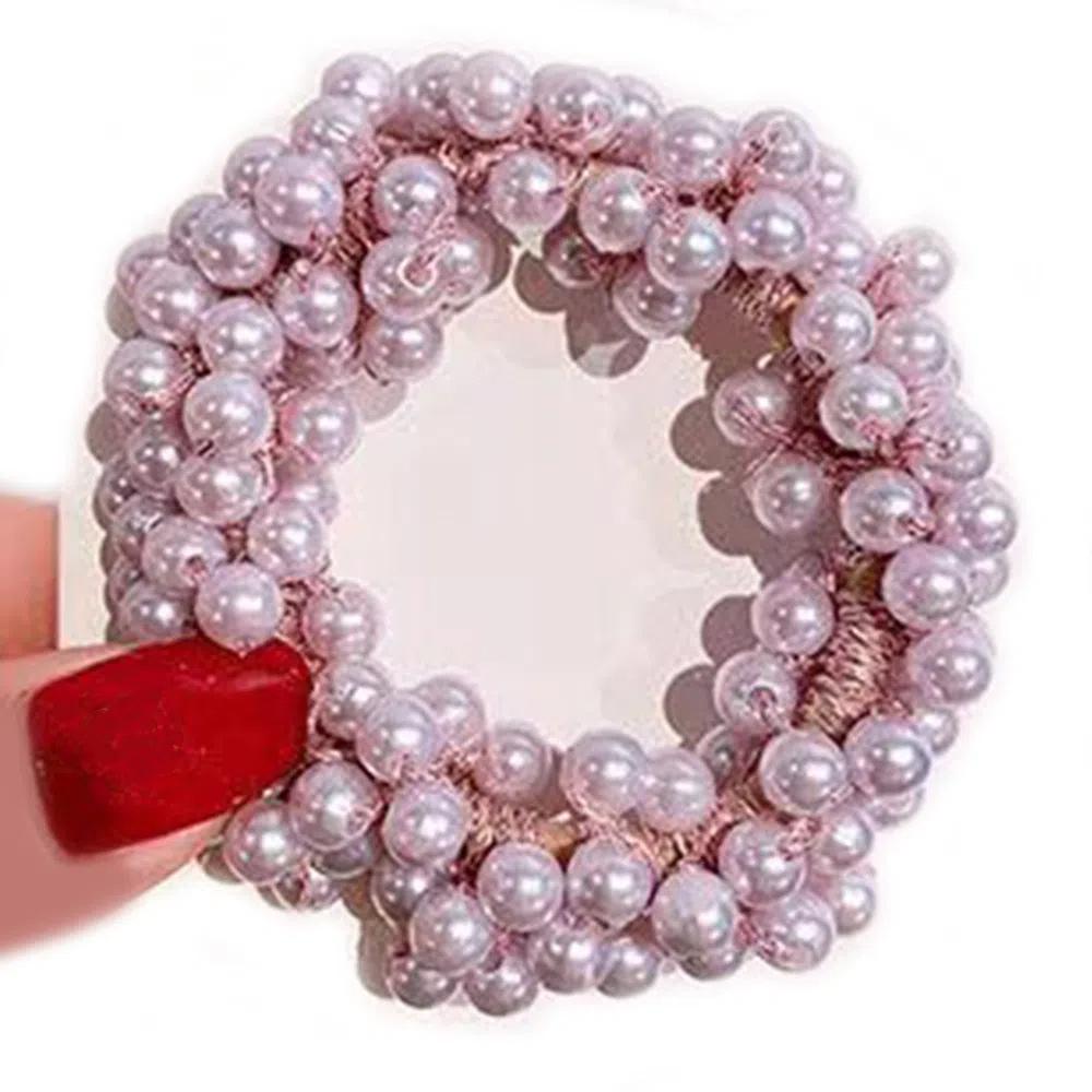 Elegant Hair Ties Decorative Charm Hair Accessories Hot Pearl Hair Rope for Women and Girls