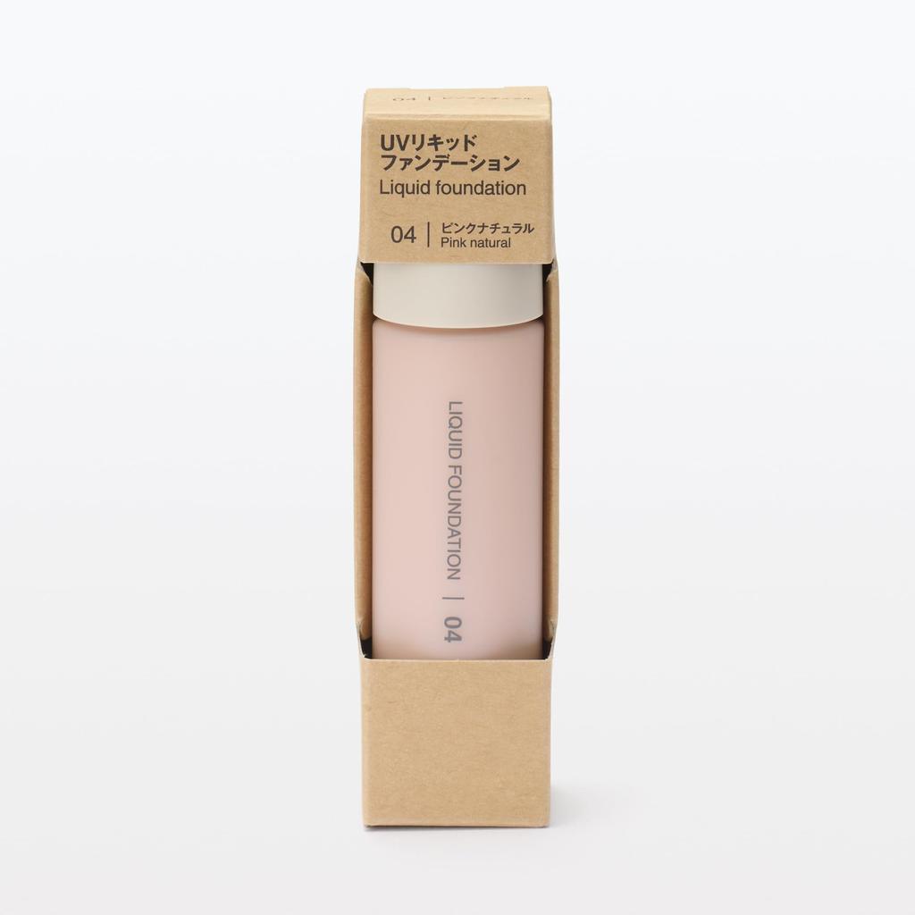 MUJI UV Liquid Foundation Pink Natural 30ml SPF40 OAP44A4S PA++++