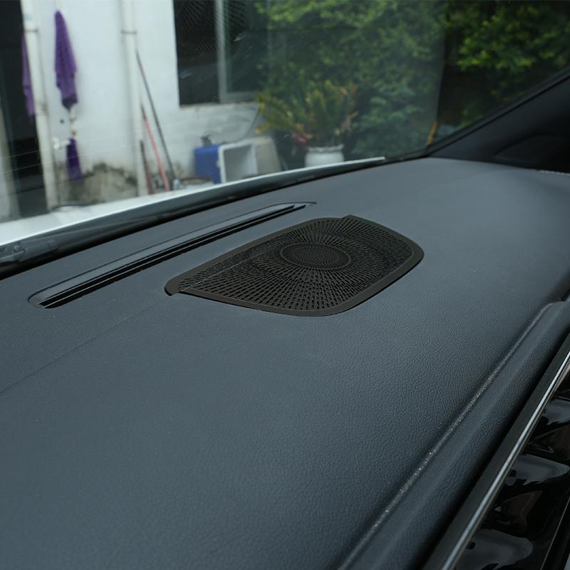 Dashboard Speaker Grille Aluminium Alloy Car Dash Audio Speaker Cover Trim Sticker For Mercedes Benz B Class W247