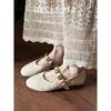 Super Soft Lambskin~ Flat Single Shoes Women's French Soft-soled Ballet Shoes Are Beautiful and Not Tired of Feet with Skirts Mary Jane Shoes