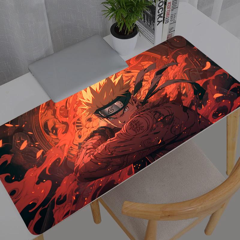 Computer Varmilo Keyboard Mouse Pad Naruto Anime Durable New Gaming Accessories Table XXL Gamer Carpet Desk Mat Mousepad
