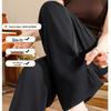 Langsha Women's Anti-Wrinkle Draped High-Waist Straight Suit Pants