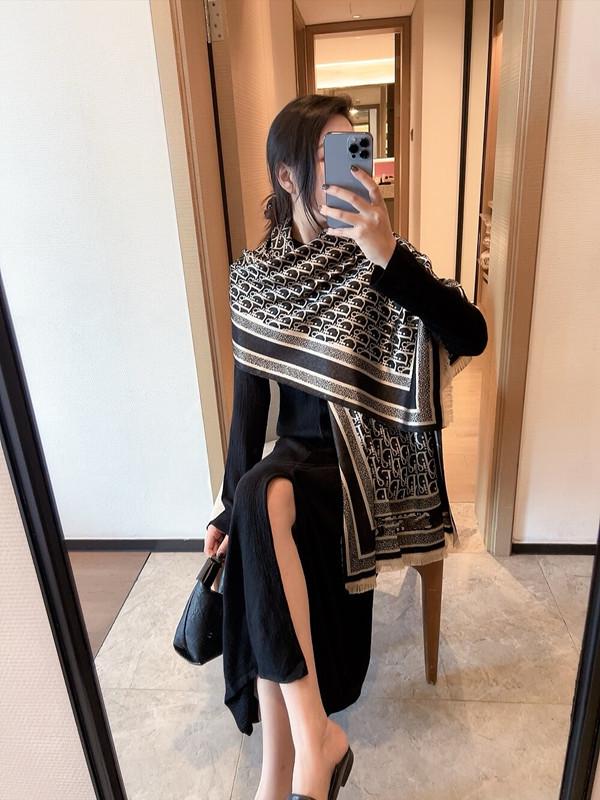 Women's Tencel Cotton Shawl Neck Warmer: Versatile Autumn/Winter Outerwear for Air-Conditioned Rooms