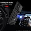 KEYSION Shockproof Case for Samsung A06 A05 A04 Silicone+PC Slide Camera Lens Protection Ring Stand Phone Cover for Galaxy A06