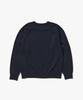 PLAC Raglan Line Jacquard Logo Pullover Knit Navy