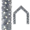 VidaXL Christmas Garland with LED Lights Artificial Garland Decoration Garland Ornament Garden Backyard 329206