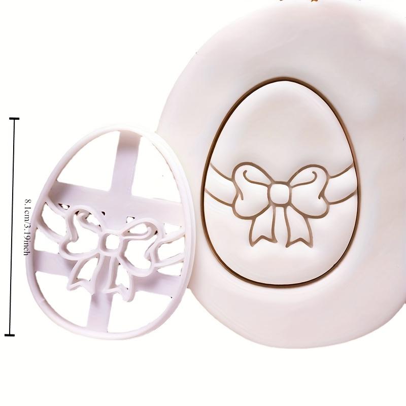 3pcs Easter Biscuit Cutters Set, Plastic Pastry Stampers, Bunny & Chick Shapes, Baking Tools for Spring Holiday Treats