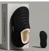 Men's Cartoon Cotton Slippers: Winter Indoor Non-Slip, Waterproof, Warm, Closed-Heel with Thick Sole for Couples