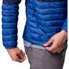 Columbia Powder Pass Hooded Jacket, Mens blue Jacket