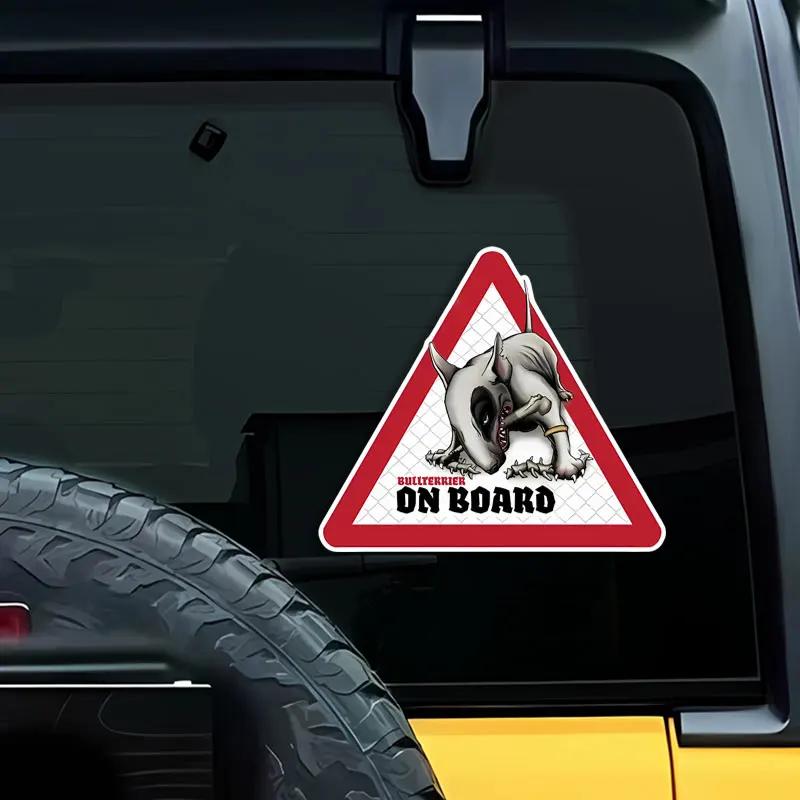 Dog Car Stickers Animal Auto Accessories Self-adhesive Vinyl Decals Body Bumper Windshield Window Scratch Covering Decoration