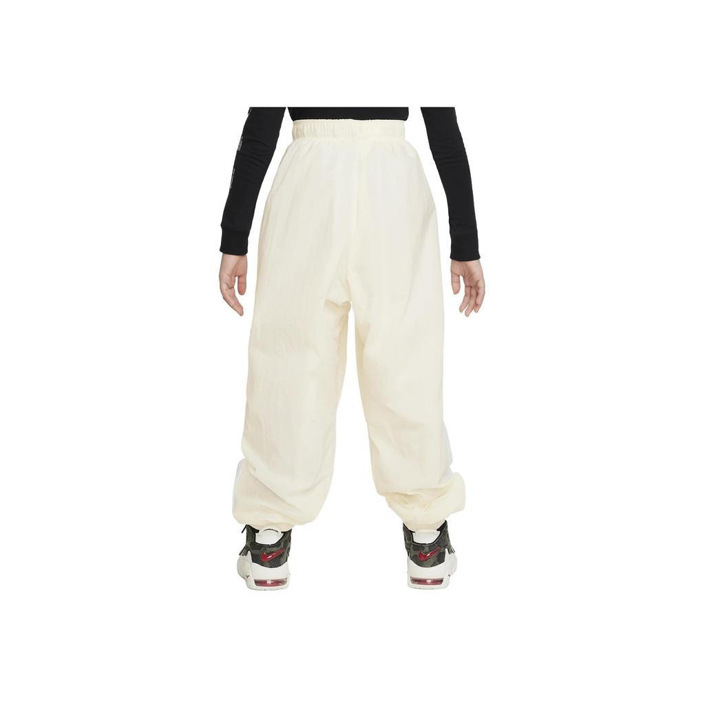 Nike Kids  Knitted Sports Pants Sportswear Patchwork Logo Cuff Kids Pants Off-White FB1269-113
