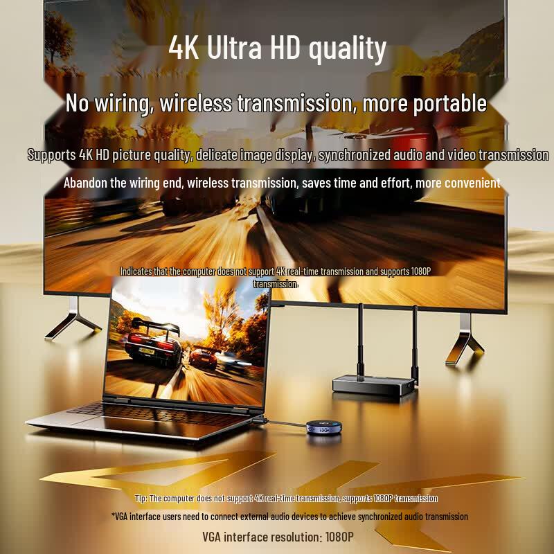 BIAZE R40 4K Wireless HDMI Screen Mirroring Transmitter