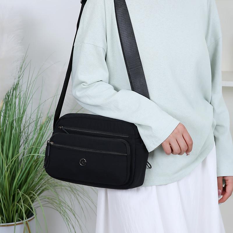 Women's Lightweight Multi-Compartment Crossbody Bag - Premium, Stylish, Versatile, and Portable Square Design