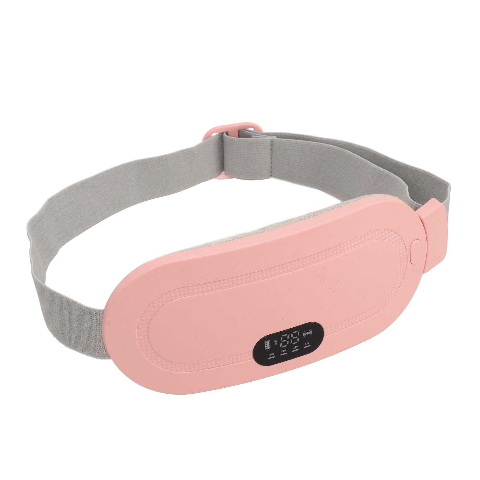 

Portable Cramps Heating Pad for Women Adjustable Rapid Heating Electric Menstrual Abdominal Massager for Period Back Pinkish