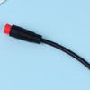 Black Ebike Accessories Optional Cable Base Connector Waterproof Connector 2/3/4/5/6Pin Cable Display Pin