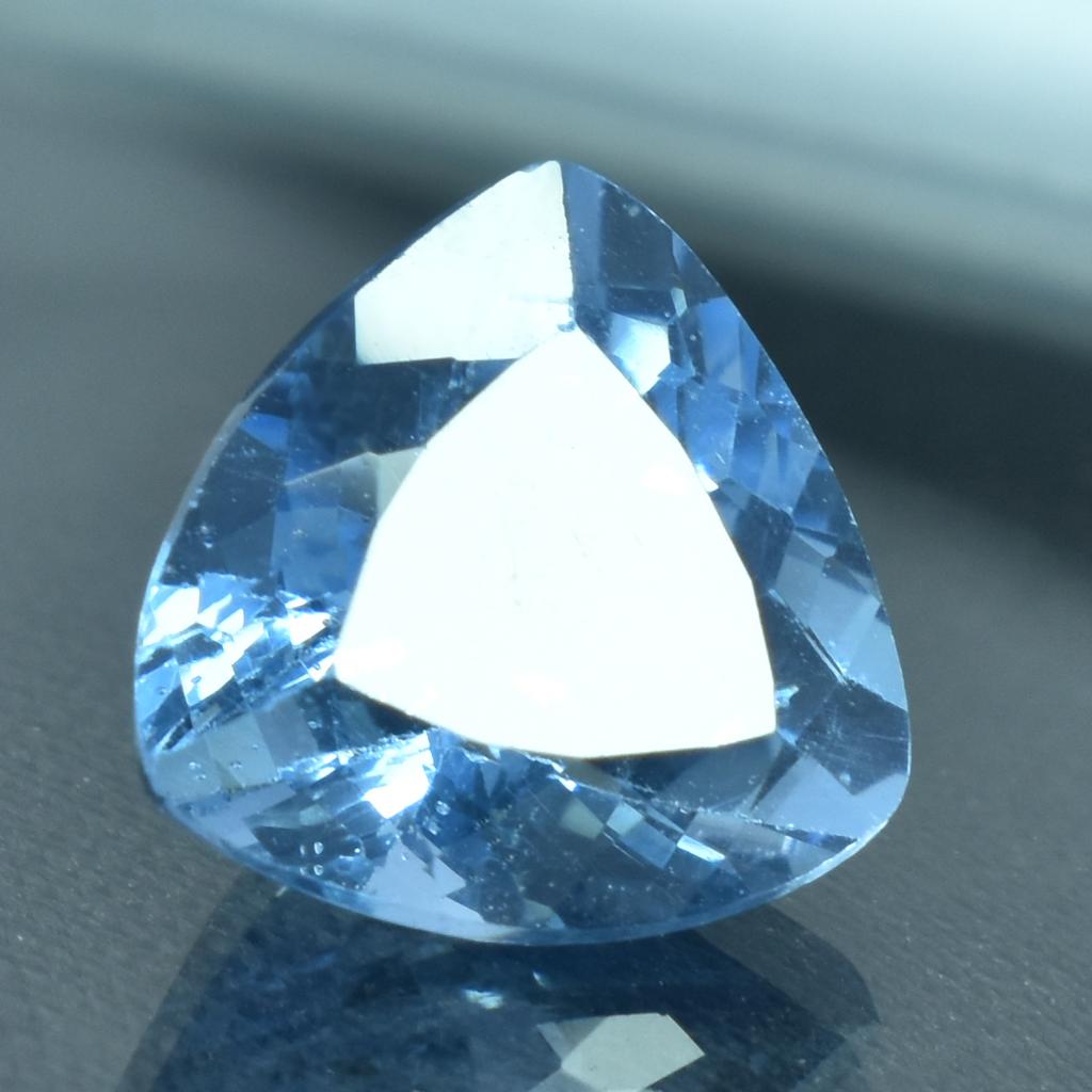 Premium AA+ Blue Sapphire 2.50 Ct Trillion Cut Natural Certified Gemstone