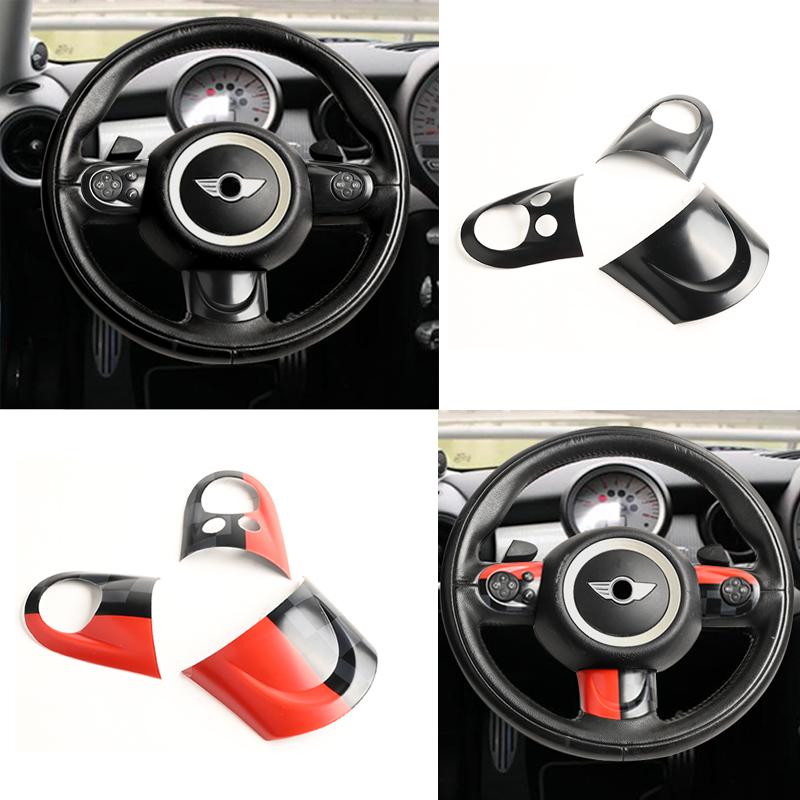Für MINI COOPER R55 R56 R57 R58 R59 R60 R61 Lenkrad Panel Taste Aufkleber Abdeckung Aufkleber Fall Innen Zubehör