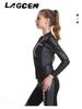 LAGCEN Combinaison d'hiver super élastique 2,5 mm résistante au froid pour la natation et la plongée