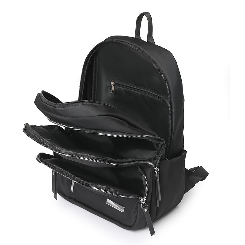 Nylon Backpack Women's Water-repellent Backpack Large Capacity Travel Bag