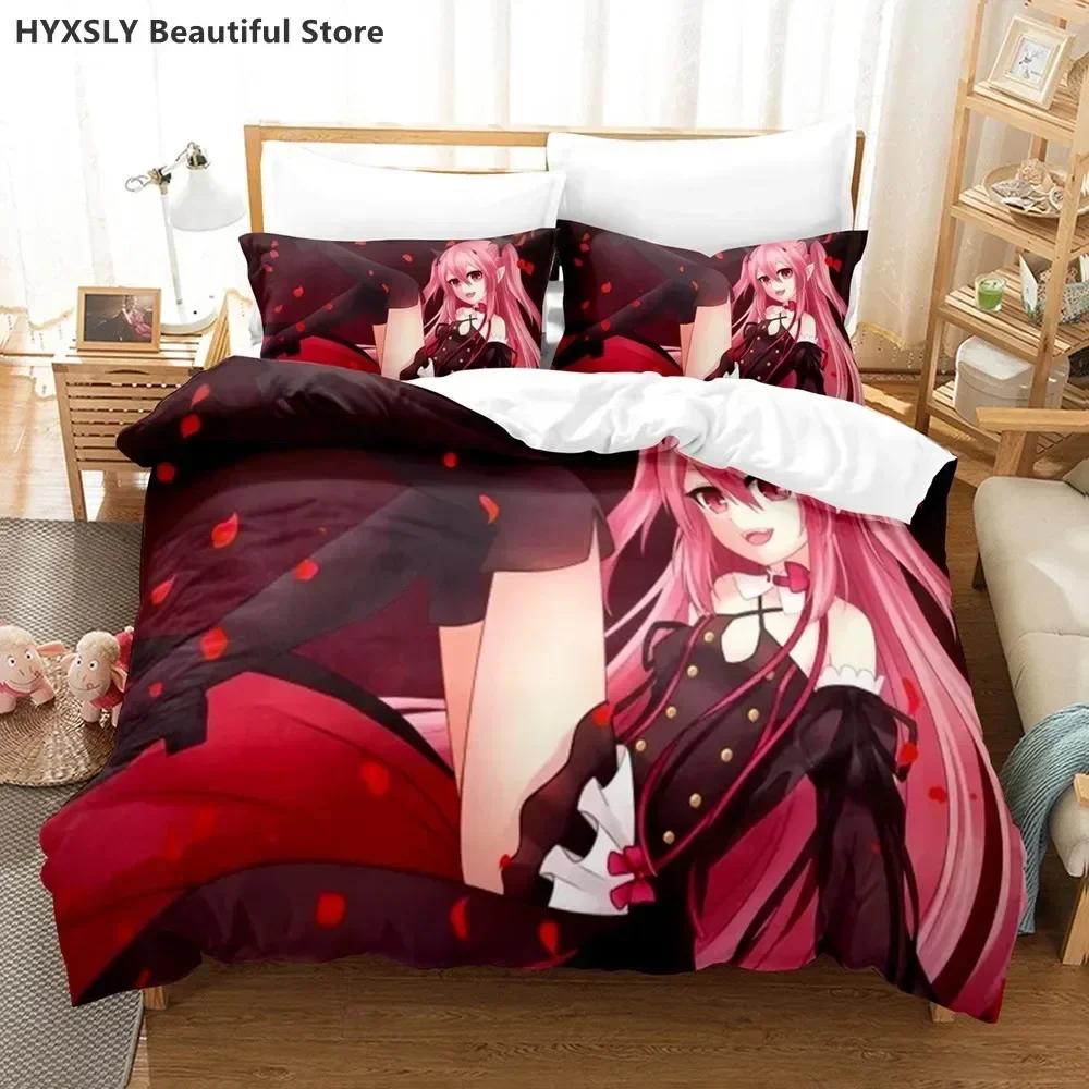 Comforter New 3D Print Seraph Of The End Comfortable Duvet Bedding Set Children Bedroom Decoration Home Textile