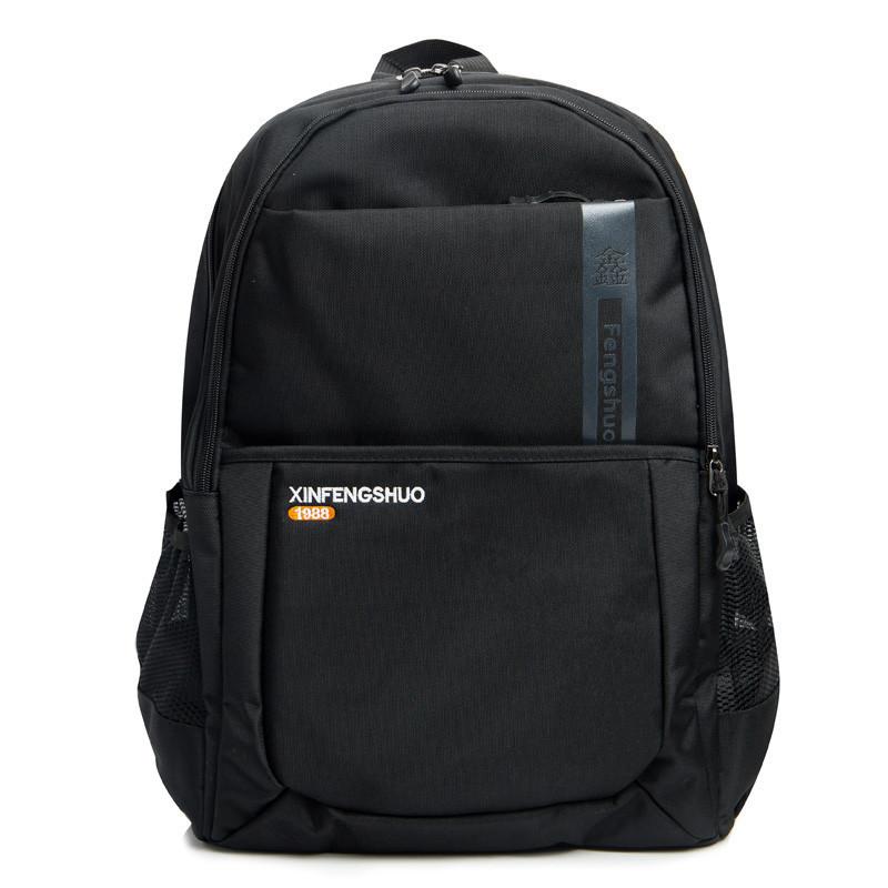 Schoolbag Large Capacity Leisure Sports Backpack Male 1011 New Simple Junior High School University Durable Backpack Travel Bag Female
