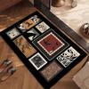 Vintage Patchwork Carpet Mat Rug Botanical Animal Pattern Design Home Decoration Floor Mat Floor Mat Welcome Mat Home Mat