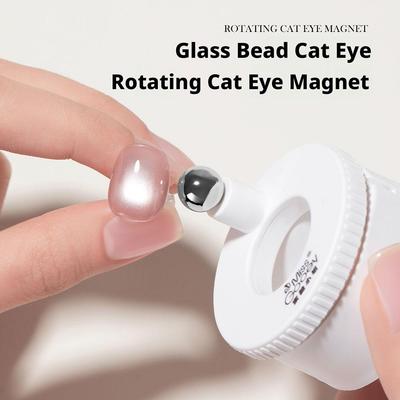 Schnelles & Einfaches Katzenauge Nagelmagnet Rotierendes Breites Licht Glasperleneffekt Professionelles Automatisches Multifunktionswerkzeug für Anfänger