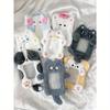 1pc Super Cute Fluffy Transparent Cartoon Card Card, Celebrity Photocards Display Sleeve, Ins Style Transparent Plush Card Sleeve