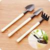 Plant Potted Bonsai Tool Gardening Kit Shovel Flower Pot Mini Spade Rake Wooden Handle Balcony Planting Tools