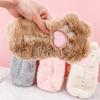 1 Pz Stile Autunno/Inverno Carino Zampa di Gatto Pelosa Astuccio di Peluche Kawaii Cancelleria per Studenti Borsa per Penne Forniture per il Rientro a Scuola per Ragazze