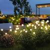 6/8/10 LED Solar Gartenleuchten Powered Firefly Lichter Outdoor Wasserdicht Lebendige Gartenleuchten für Terrasse Weg Dekoration,Warm