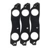 Sleek Black Aluminum Coil Pack Brackets for Toyota 1JZ/2JZ (VVTI/Non-VVTI) & Nissan R35 GTR