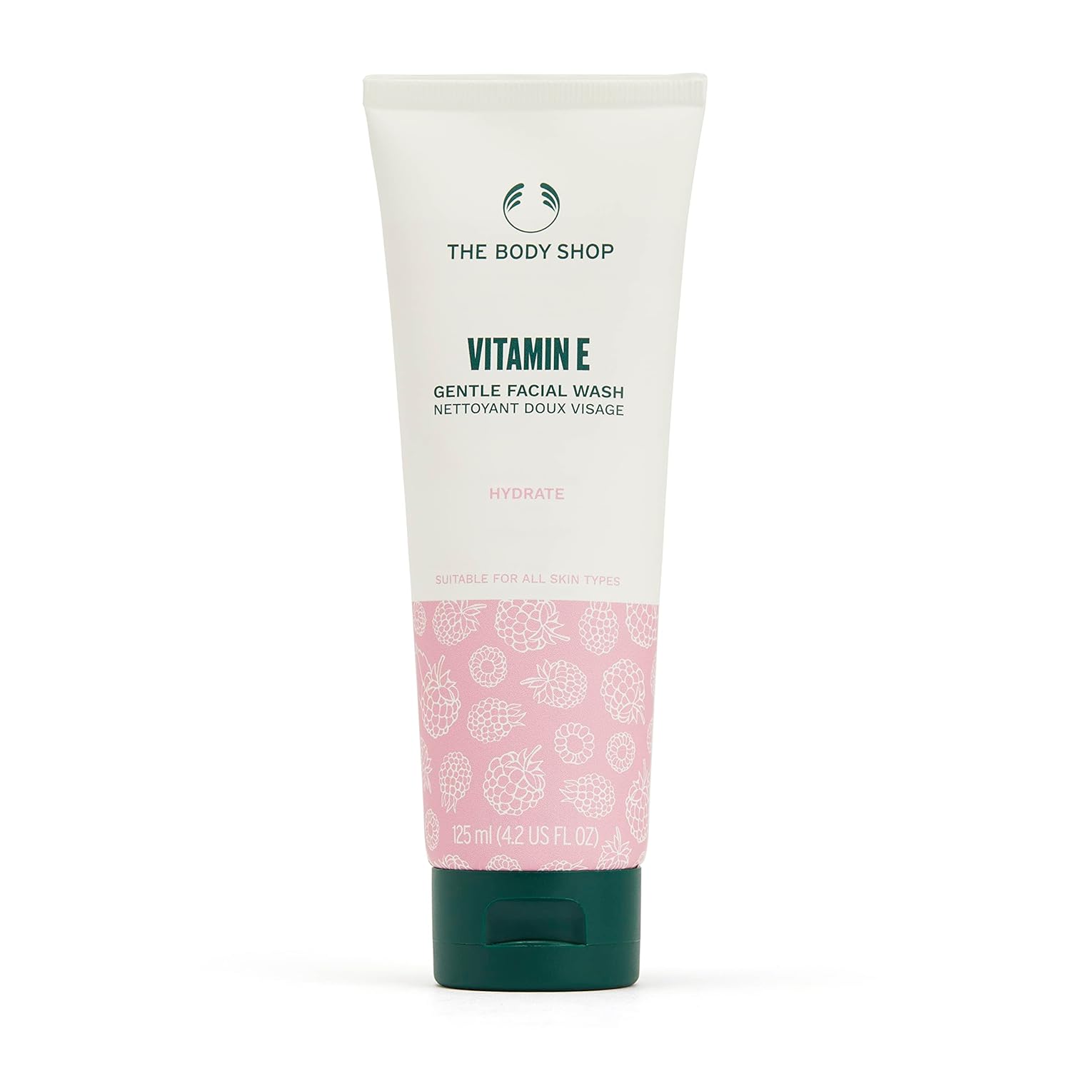 

The Body Shop Vitamin E Gentle Facial Wash 125 ml For All Skin Types Soft Hydrating Cleanser