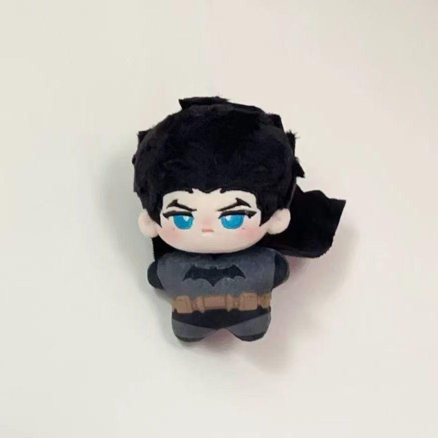 Anime Bat Man 10 Cm Mini Doll Star Idol Fans Doll Red Hood Nightwing Dick Grayson Jason Tod Attribute Printed Cotton Doll Gift